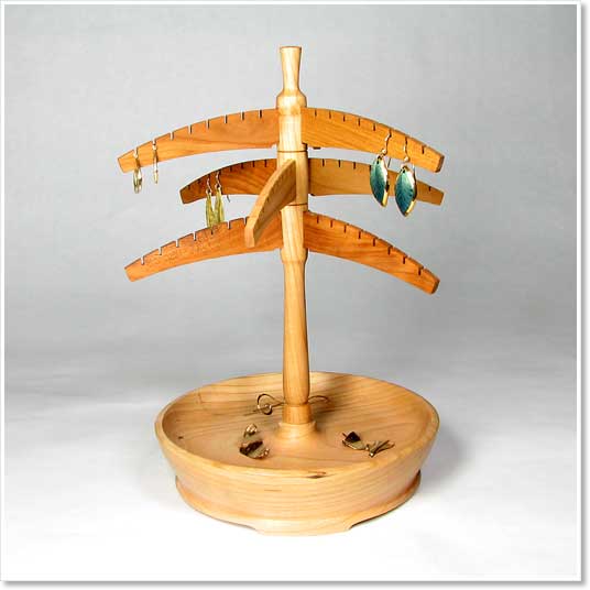 36 pair Earring Tree with Jewelry Bowl